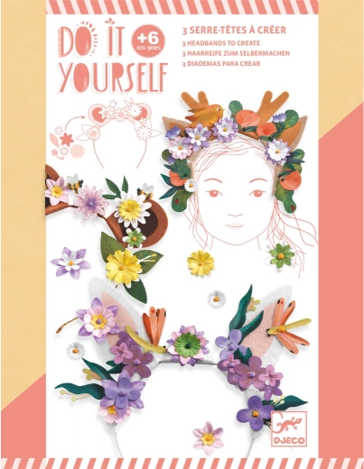 DIY Headband Flower Friends Djeco