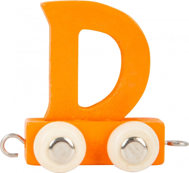 Small foot wooden train – colorful alphabet letter D