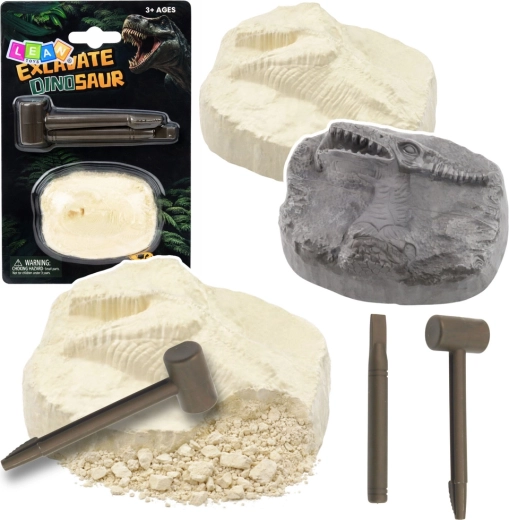 Archaeology Set – Dinosaur Excavation in Stone with Tools