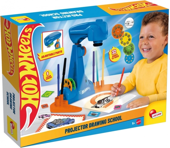 Hot Wheelsi joonistamiskool projektoriga