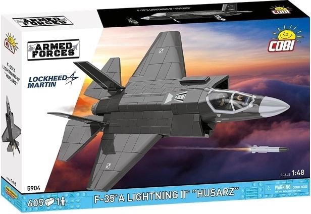 F-35A Lightning II “Husarz” Building Set 1:48 (COBI, 605 pieces)