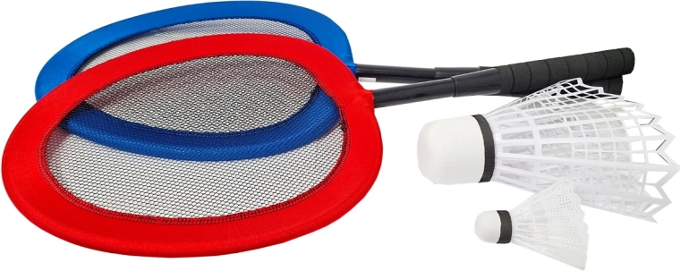 Badminton set with LED shuttlecocks - 1 piece