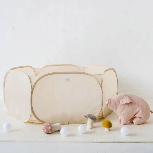 Soft, water-resistant material made from recycled polyester