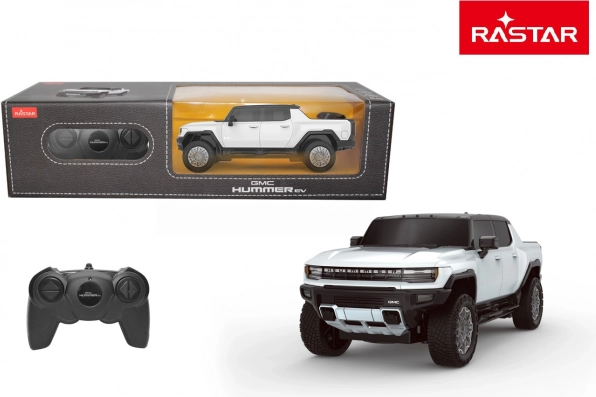 RC-auto GMC Hummer EV 1:26 valge – Rastar 2,4 GHz