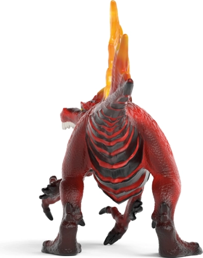 Fire Dinosaur with blazing spikes