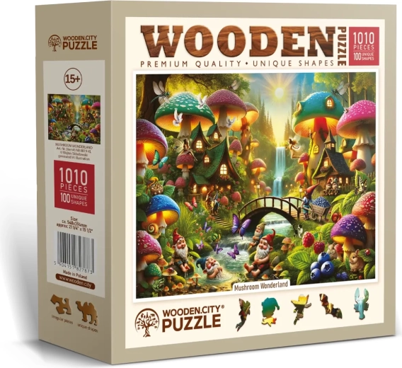 Puidust pusle Wooden City Seente imedemaa 1010 tükki