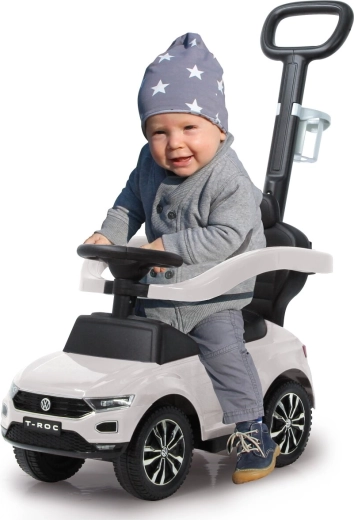 3 in 1: ride-on, walker and push car with push handle