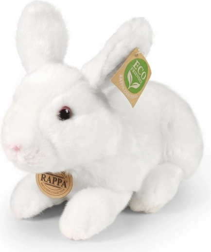 Pehme valge lamav jänes 23 cm eco-friendly