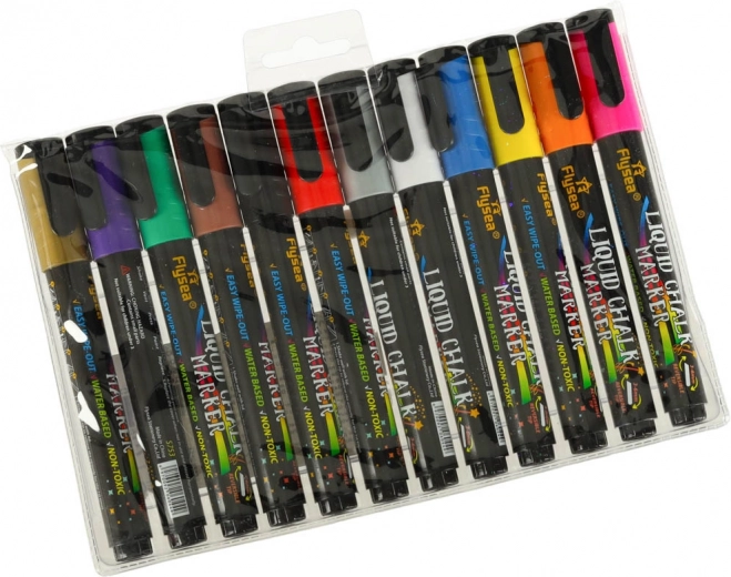 12 säravat tooni, sh metallikvärvid