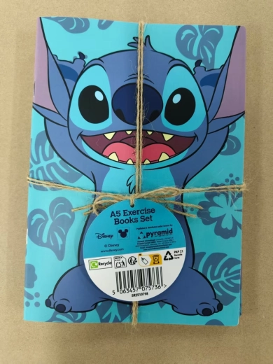 Lilo & Stitch A5 Notebook Set – Stitch (3 pcs)