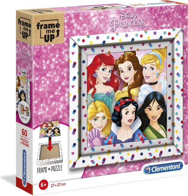 CLEMENTONI Frame Me Up DISNEY printsesside pusle, 60 tükki