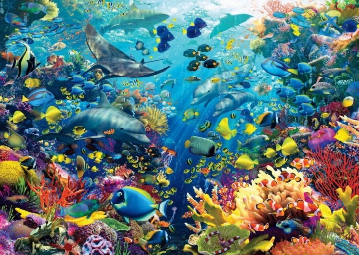 Ravensburger pusle Veealune paradiis 9000 tükki