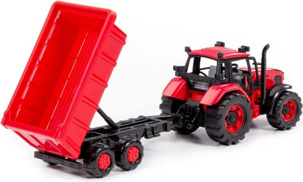 Inertsmehhanismiga traktor haagisega – litsentsitud Minsk Tractor Works, juubeliväljaanne