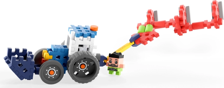 Ehitage realistlik adraga traktor