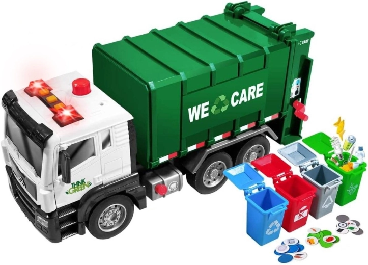 Sorteerimise õppimine miniprügikastide ja žetoonidega