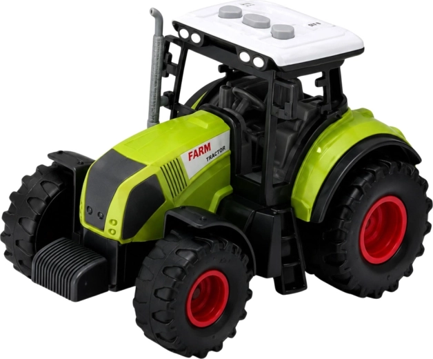 LED-tulede, helide ja veoga traktor