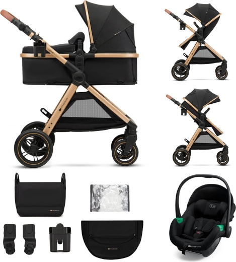 Kinderkraft kombineeritud lapsevanker 3in1 Esme Pro pure black