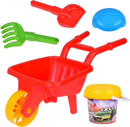 Kids’ garden set with wheelbarrow and accessories – Racing