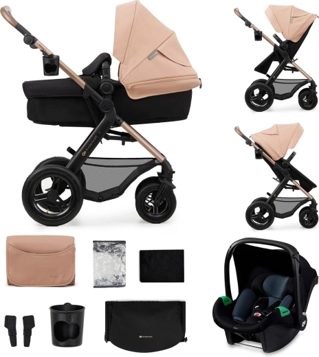 Kinderkraft combination stroller Moov 2 Air 3in1 moonlight grey