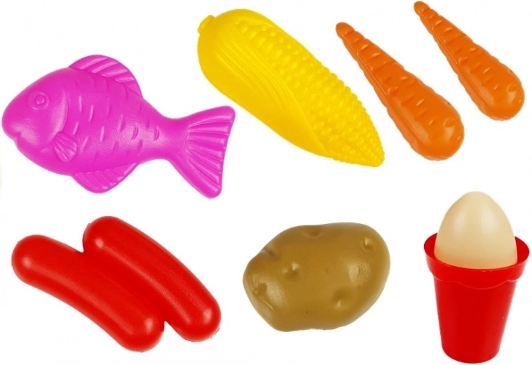 Colorful play food for creative stories