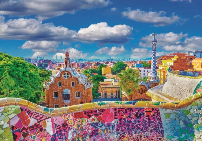 Pusle 1000 tükki Park Güell Barcelona