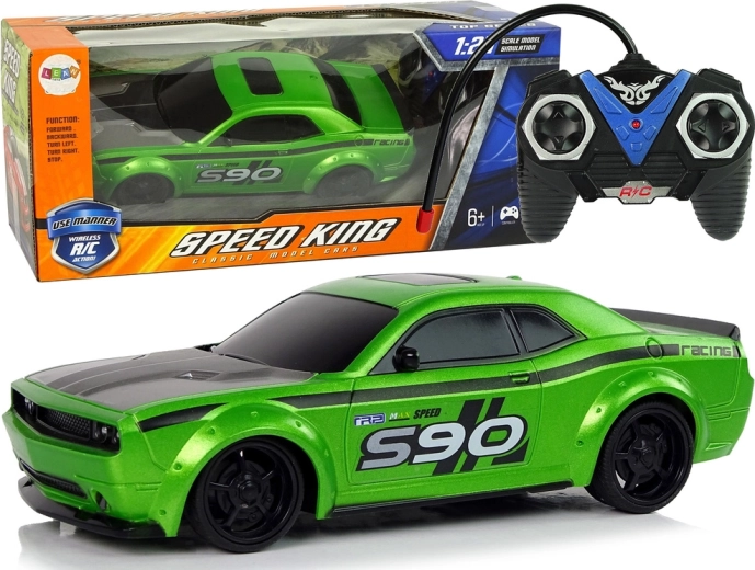 RC sports car 1:24 green
