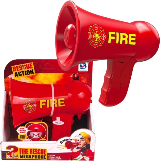 Laste tuletõrjuja megafon