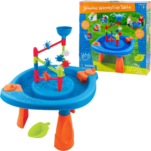PlayGo Spinning Slide Table – 15-Piece Set