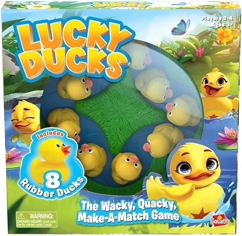 Lucky Ducks – interaktiivne pardimäng lastele alates 3. eluaastast firmalt Goliath Games