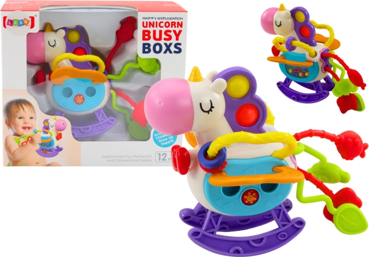 Sensory Horse Toy Rubber Elements Rattles