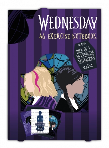 Wednesday A6 märkmike komplekt
