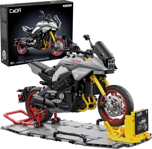 CADA ehituskomplekt mootorratas SUZUKI Katana 1:6, 1104 detaili