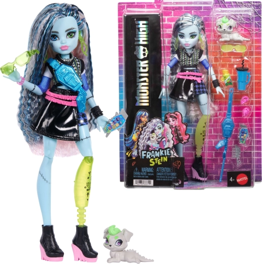 Monster High Frankie Stein doll 26 cm with accessories and pet