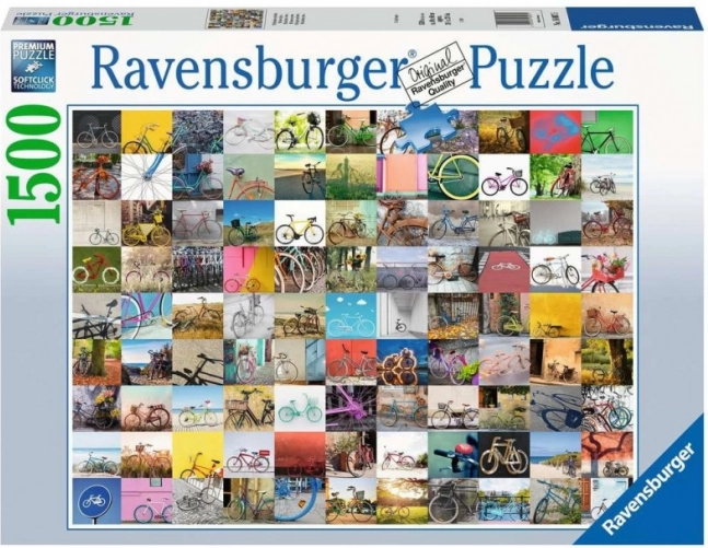 Ravensburgeri pusle 99 jalgratast, 1500 tükki