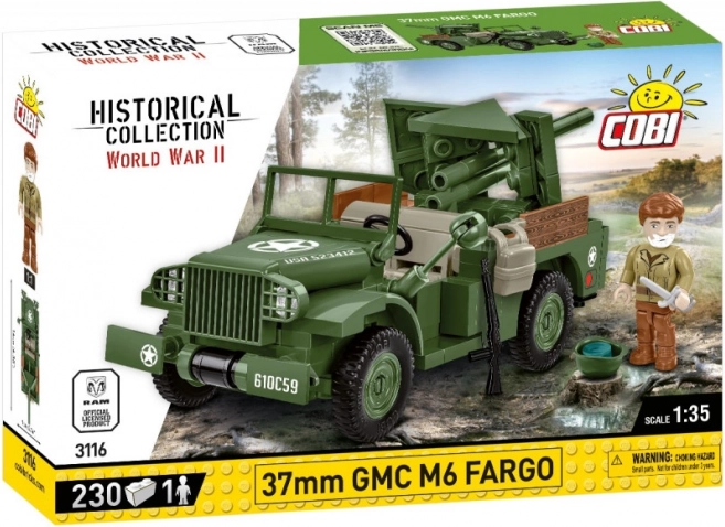 Klotsimudel 37 mm GMC M6 Fargo