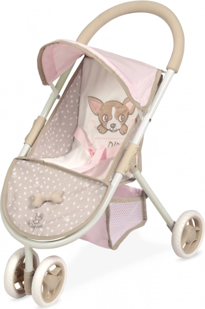 Sporty three-wheeled doll stroller Didi 55 cm