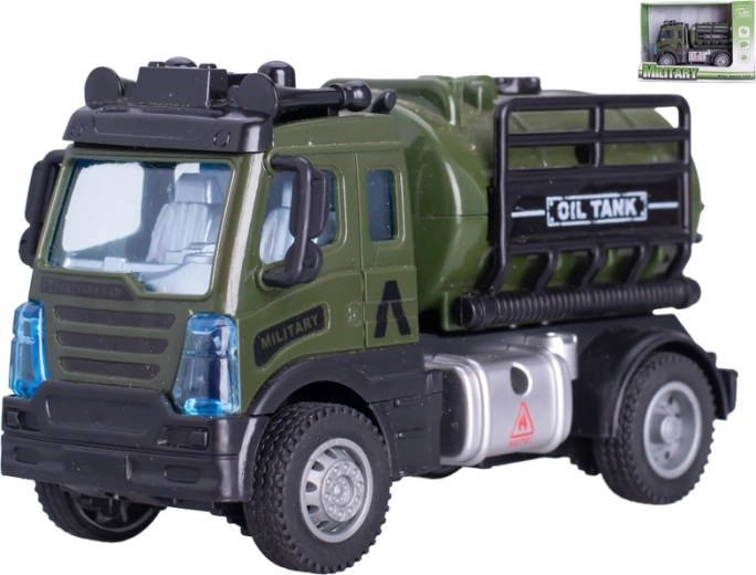Sõjaväeauto tsisterniga 13 cm, tagasiveoga