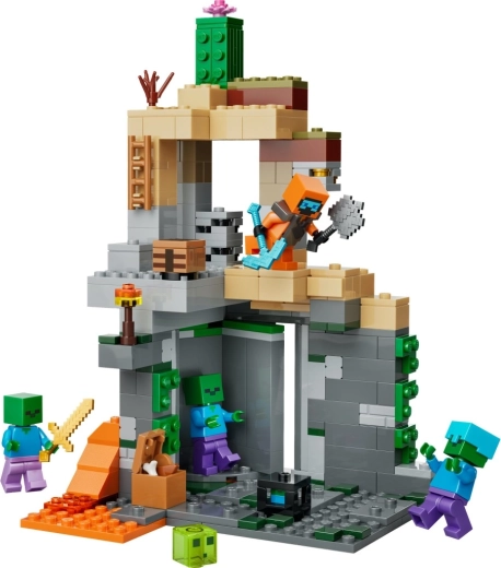 Ehitus Minecrafti stiilis kõrbebiomis