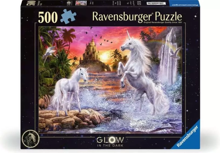 Ravensburger helendav pusle „Ükssarvikud jõe ääres” 500 tükki