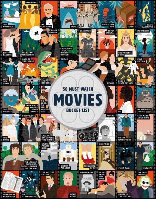 Puslede ämbriga bucket list: 50 filmi, mida peate nägema – 1000 tükki