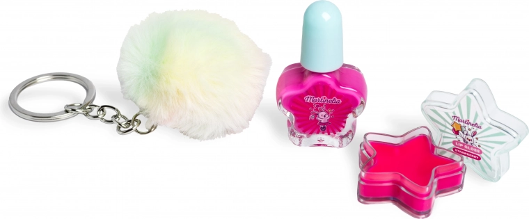 Nail Polish and Lip Gloss Set with Keychain Martinelia Circus