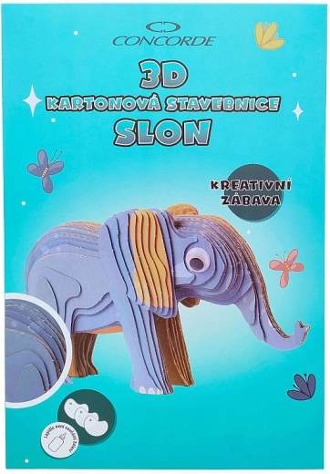 3D papp-elefandi mudelikomplekt