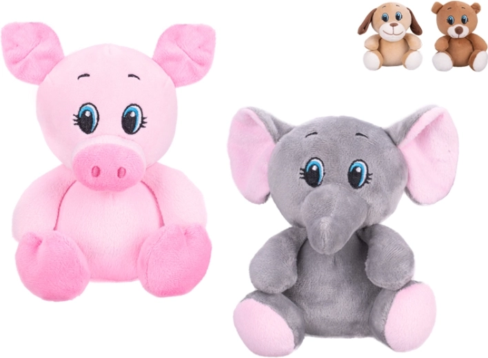 Plush Animal 14 cm – eco-friendly sitting toy for babies