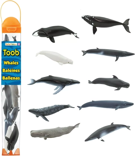 Safari Ltd. Toobs vaalaliste tuub (10 figuuri)