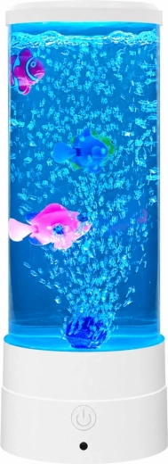 Soothing aquarium effect with fish