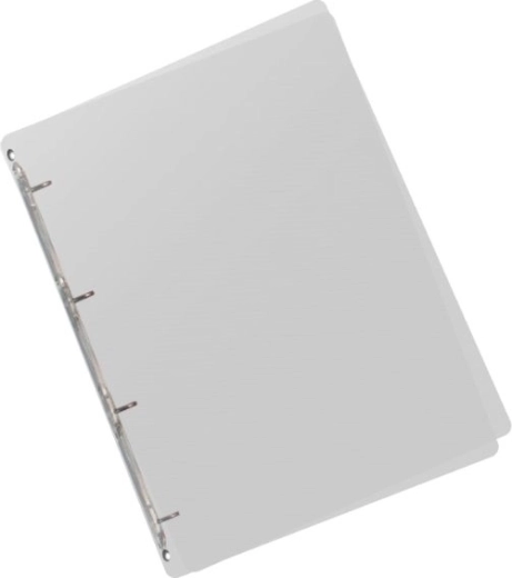 A5 Clear Polypropylene Ring Binder, 4 Rings