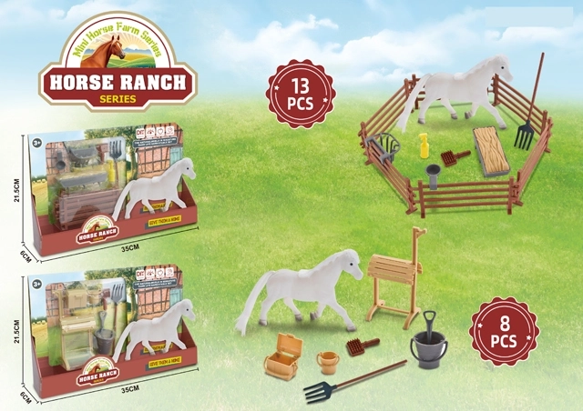 White Horse with Accessories