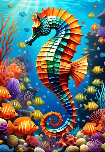 Puzzle Sinilind Merihobu 1000 tükki