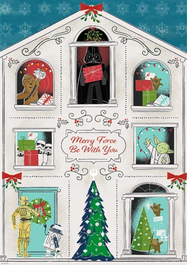 Puzzle Star Wars: Merry Force Be With You 1000 pieces