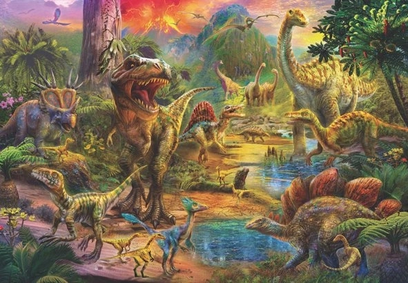Anatolian Puzzle Dinosaur Kingdom 500 Pieces